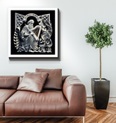 Urban Hip Hop Graffiti Wrapped Canvas